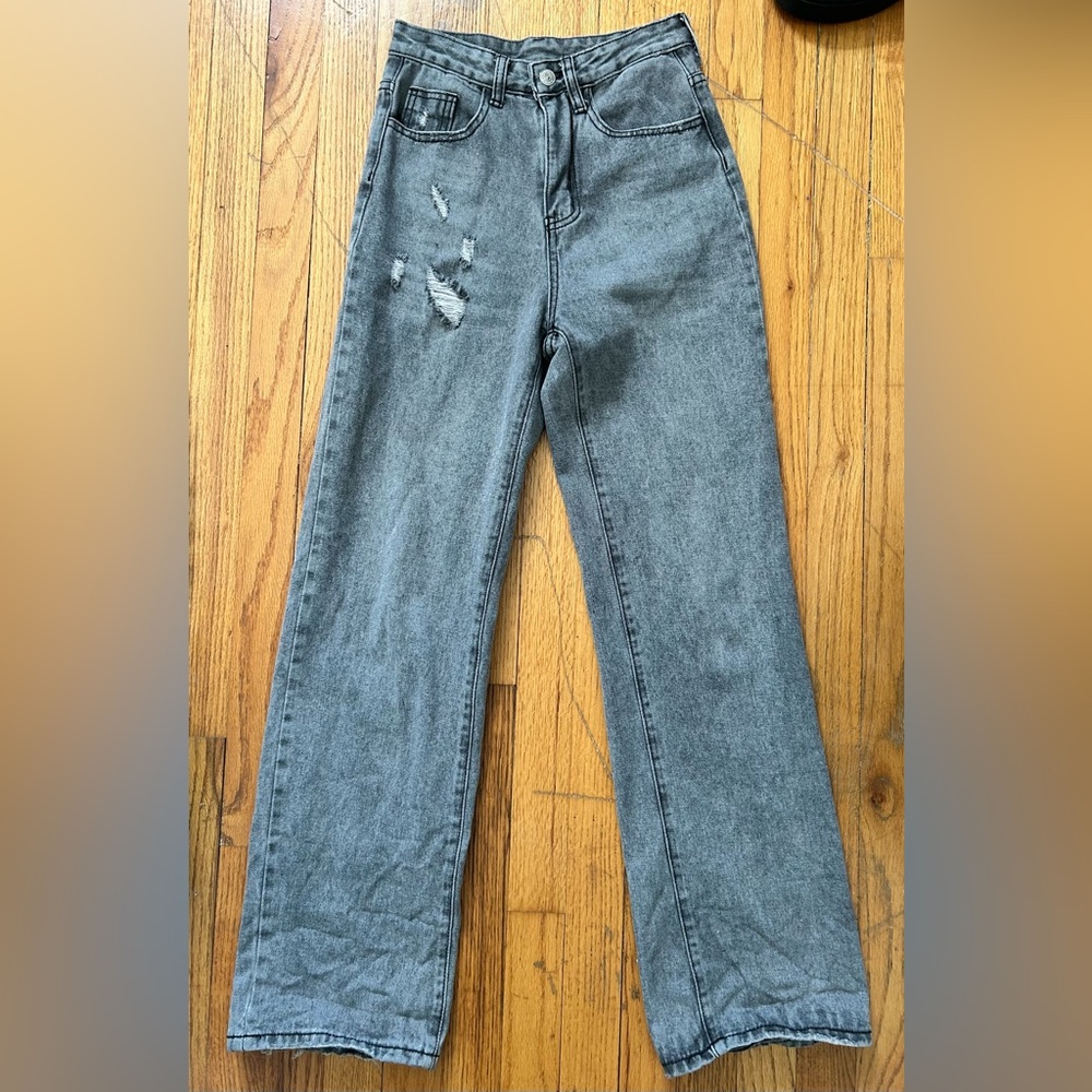 Gray Denim Jeans from SHEIN